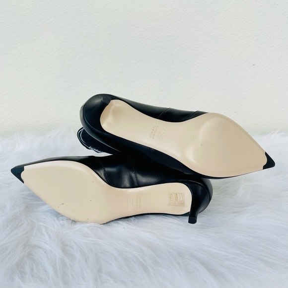 New FENDI Roma Rockoko Black Stretch Boot with Kitten Heel Size 38 - Picture 10 of 16